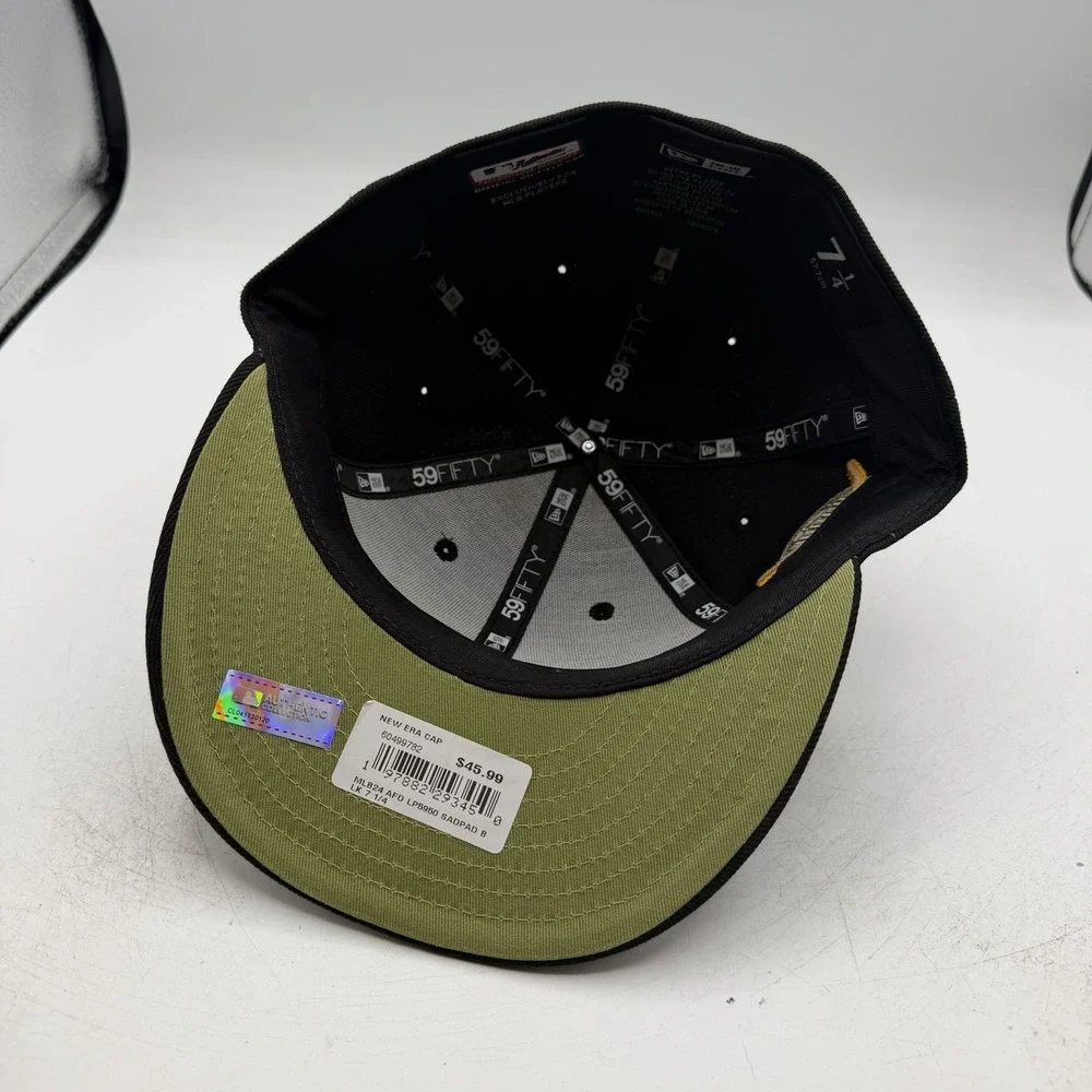 New Era 59Fifty San Diego Padres Hat Cap 7 1/4 Low Profile Armed Forces Day MLB